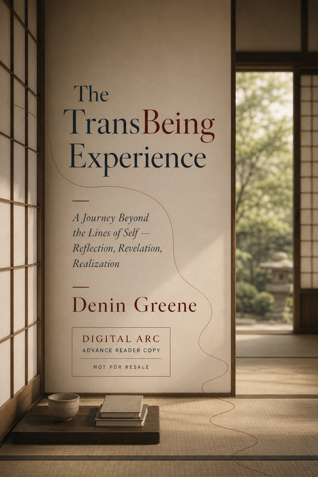 The TransBeing Experience Digital ARC cover by Denin Greene